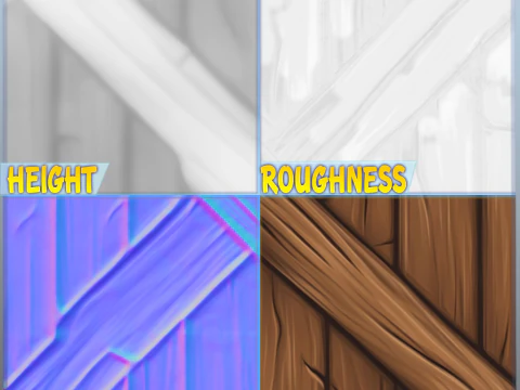 Struttura senza giunte di legno stilizzato CG Textures