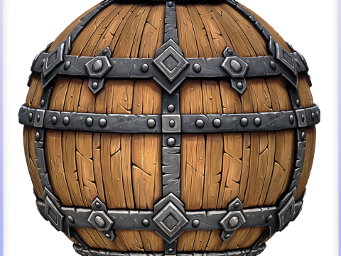 Stylized Wood Seamless Texture CG टेक्स्चर्स