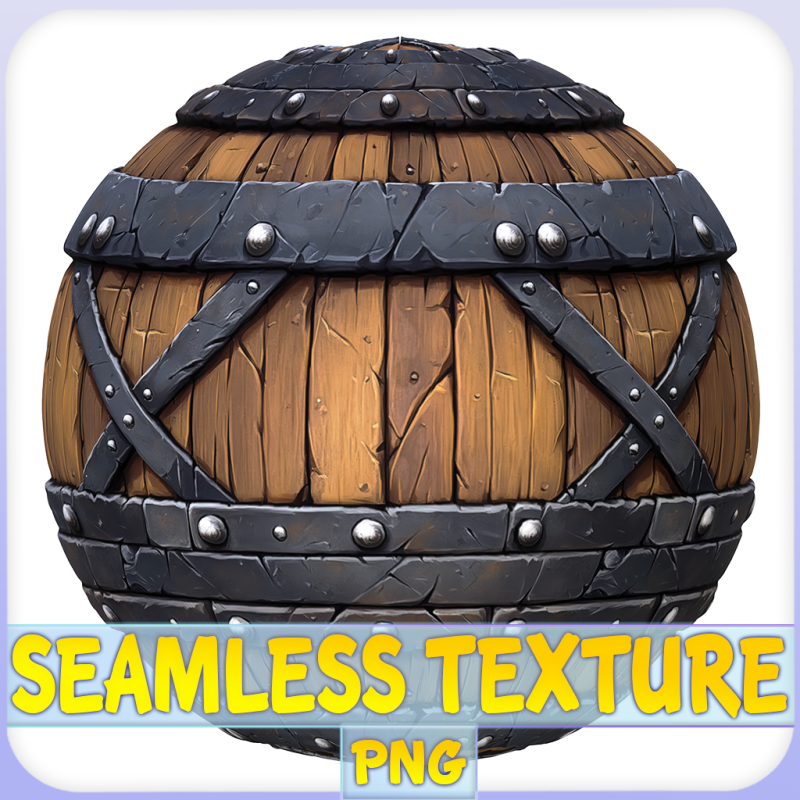 Stylized Wood Seamless Texture CG テクスチャ .c4d .max .obj .3ds .fbx .stl .blend