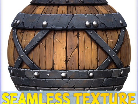 Stylized Wood Seamless Texture CG Текстури