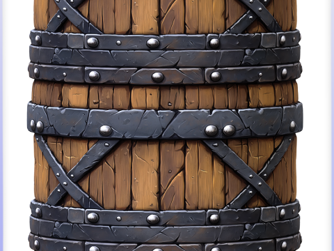 Stylized Wood Seamless Texture CG テクスチャ