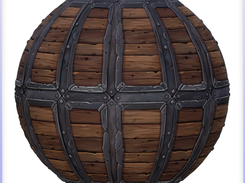 Stylized Wood Seamless Texture CG Texturen