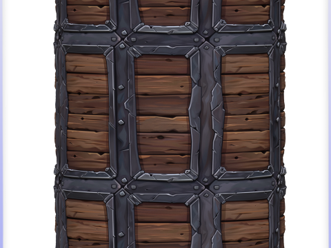 Stylized Wood Seamless Texture CG Texturen