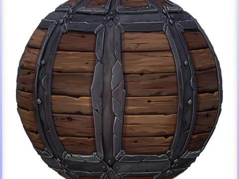 Stylized Wood Seamless Texture CG Texturen