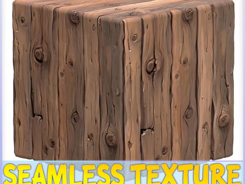 Stylized Wood Seamless Texture CG Textures