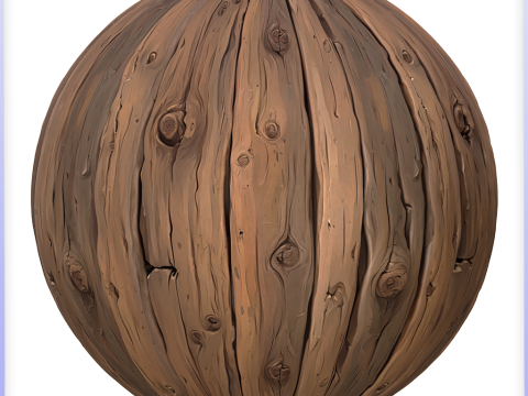 Stylized Wood Seamless Texture CG Textures