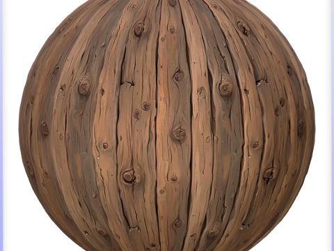 Stylized Wood Seamless Texture CG Textures