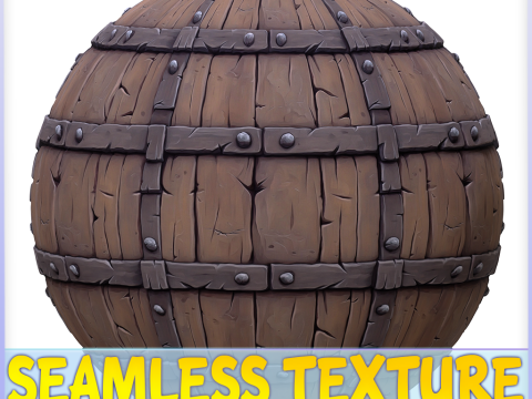 Stylized Wood Seamless Texture CG टेक्स्चर्स
