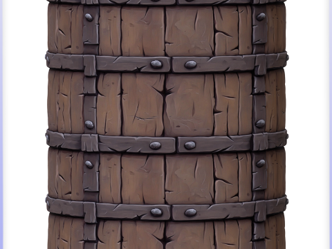Stylized Wood Seamless Texture CG टेक्स्चर्स