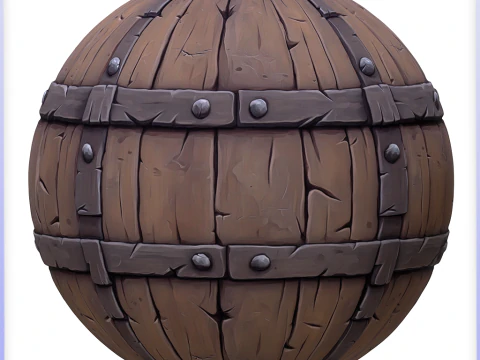 Stylized Wood Seamless Texture CG Textures