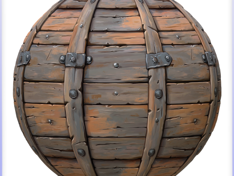 Stylized Wood Seamless Texture CG Textures