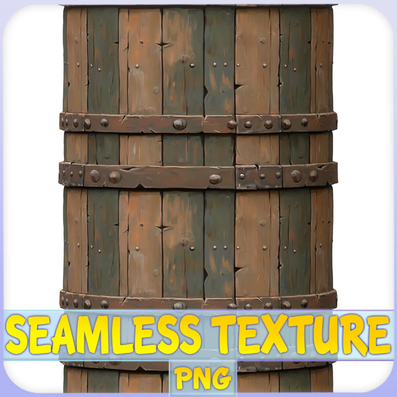 Stylized Wood Seamless Texture CG Textures .c4d .max .obj .3ds .fbx .stl .blend 