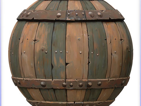 Stylized Wood Seamless Texture CG Textures