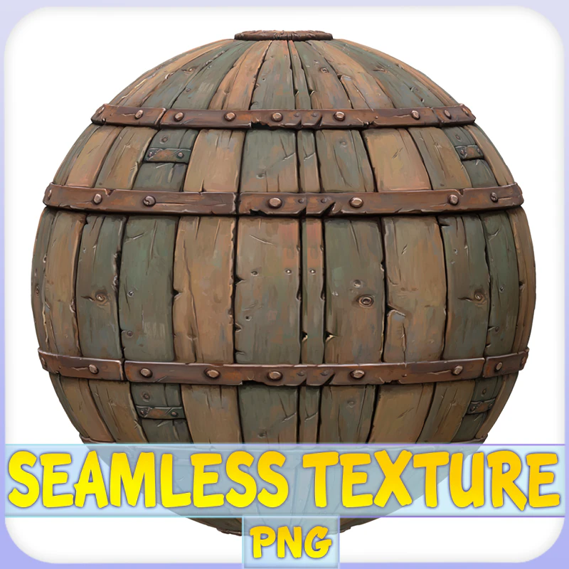 Stylized Wood Seamless Texture CG Textures .c4d .max .obj .3ds .fbx .stl .blend 
