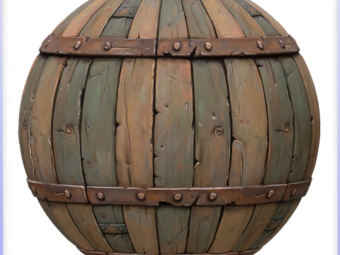 Stylized Wood Seamless Texture CG Textures