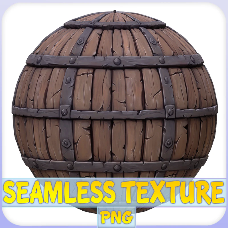 Stylized Wood Seamless Texture CG Textures .c4d .max .obj .3ds .fbx .stl .blend 