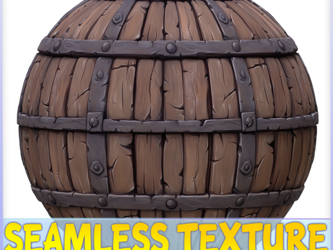 Stylized Wood Seamless Texture CG Textures