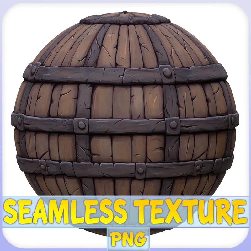 Stylized Wood Seamless Texture CG Textures .c4d .max .obj .3ds .fbx .stl .blend 