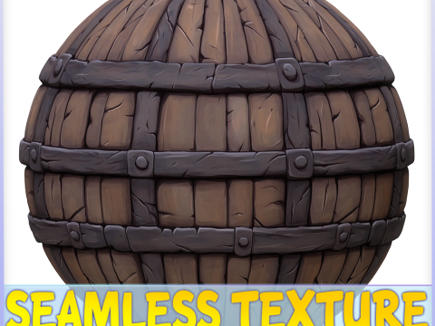 Stylized Wood Seamless Texture CG Textures