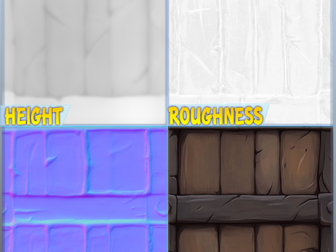 Stylized Wood Seamless Texture CG Dokuları