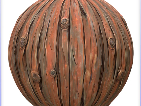 Stylized Wood Seamless Texture CG Textures