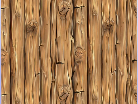 Stylized Wood Seamless Texture CG Textures