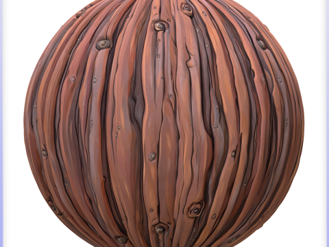 Stylized Wood Seamless Texture CG Textures