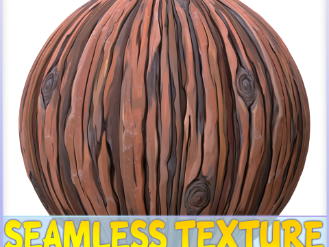 Stylized Wood Seamless Texture CG Texturen