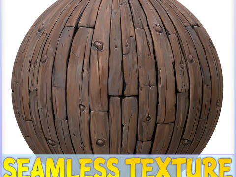Stylized Wood Seamless Texture CG Texturen