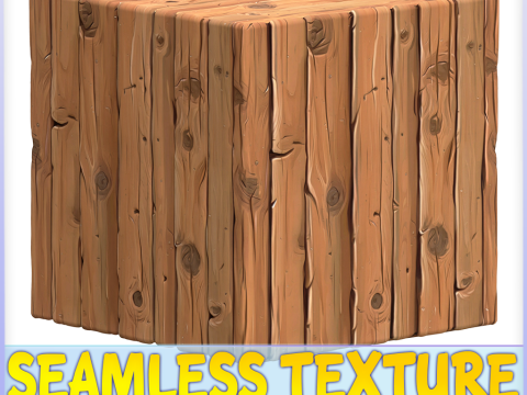 Stylized Wood Seamless Texture Texturas CG