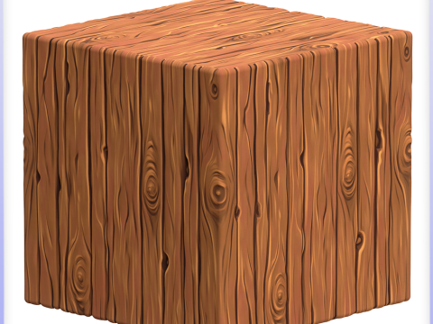 Stylized Wood Seamless Texture CG テクスチャ