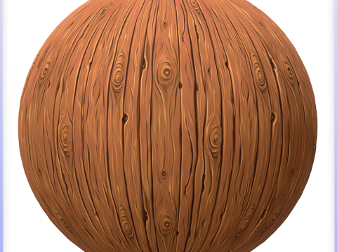 Stylized Wood Seamless Texture CG テクスチャ