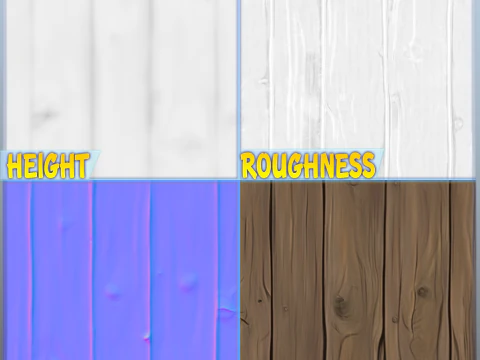 Struttura senza giunte di legno stilizzato CG Textures