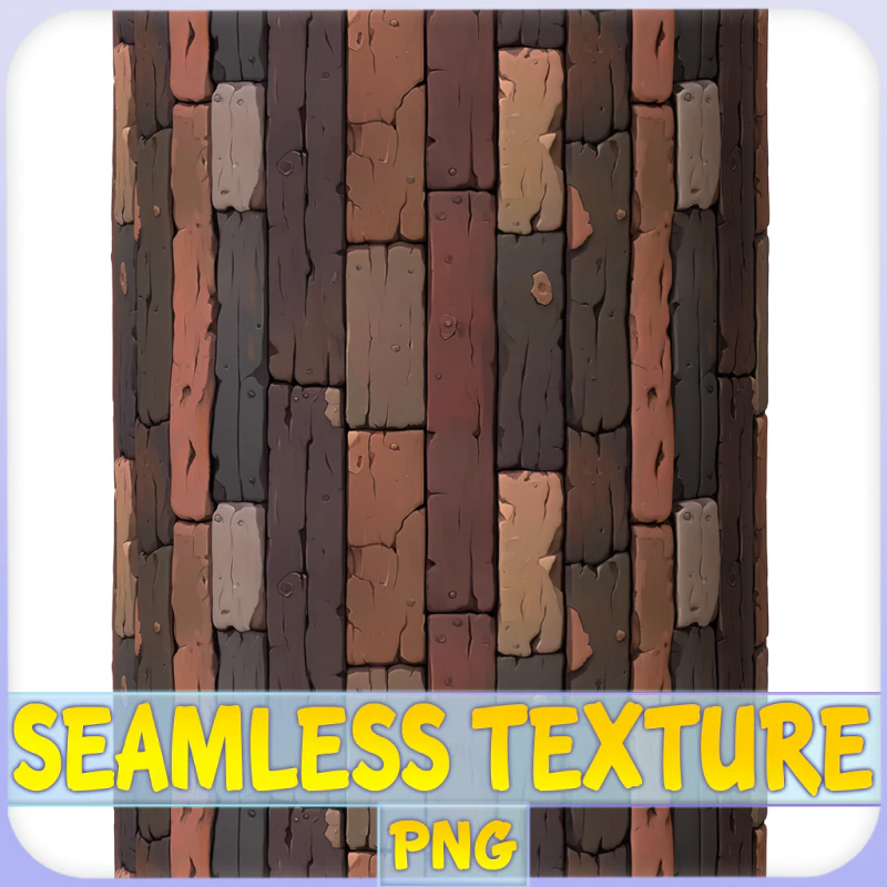 Stylized Wood Seamless Texture CG Textures .c4d .max .obj .3ds .fbx .stl .blend 