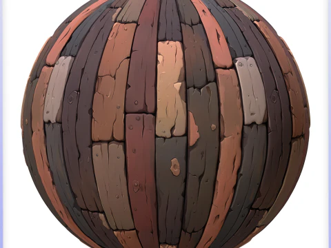 Stylized Wood Seamless Texture CG Textures