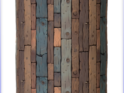Stylized Wood Seamless Texture CG Texturen