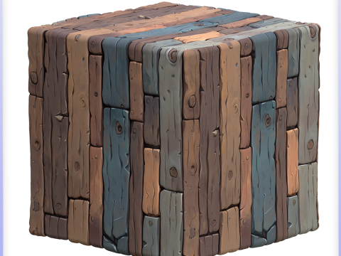 Stylized Wood Seamless Texture CG Texturen