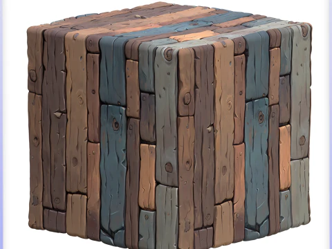 Struttura senza giunte di legno stilizzato CG Textures