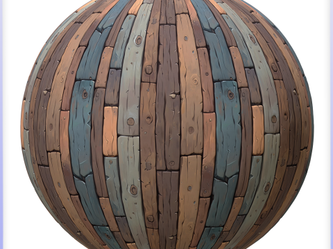 Stylized Wood Seamless Texture CG Texturen