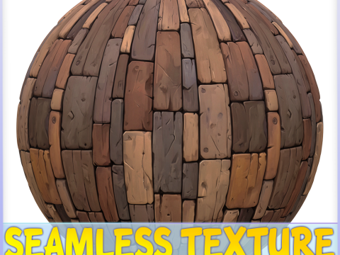 Stylized Wood Seamless Texture CG Текстури