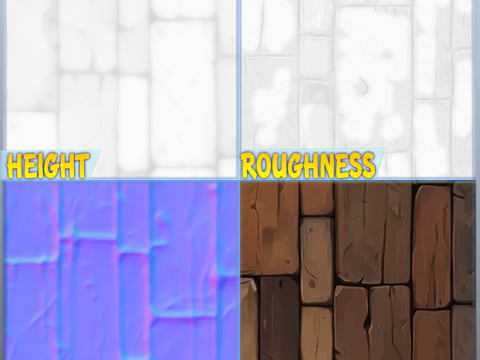 Stylized Wood Seamless Texture CG 纹理