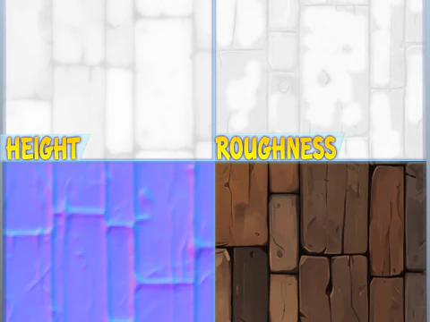 Stylized Wood Seamless Texture CG Textures