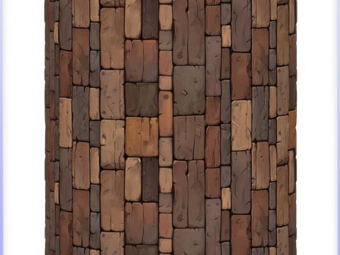 Stylized Wood Seamless Texture CG 纹理