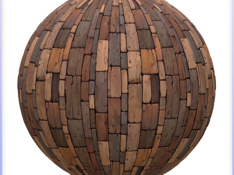 Stylized Wood Seamless Texture CG 纹理