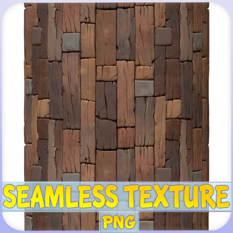 Stylized Wood Seamless Texture CG Tekstury .c4d .max .obj .3ds .fbx .stl .blend