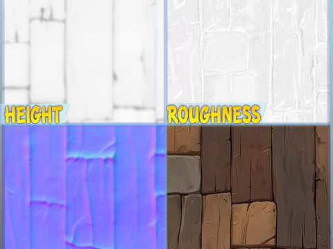 Stylized Wood Seamless Texture CG Tekstury