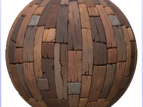Stylized Wood Seamless Texture CG Tekstury