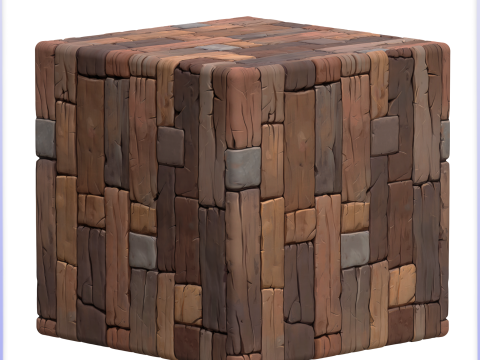 Stylized Wood Seamless Texture CG Tekstury
