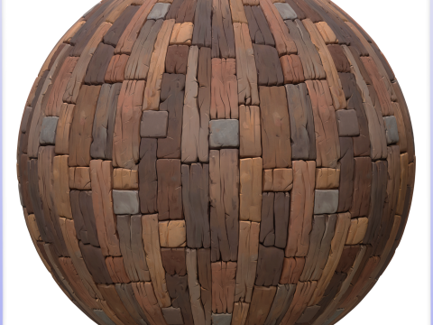 Stylized Wood Seamless Texture CG Tekstury