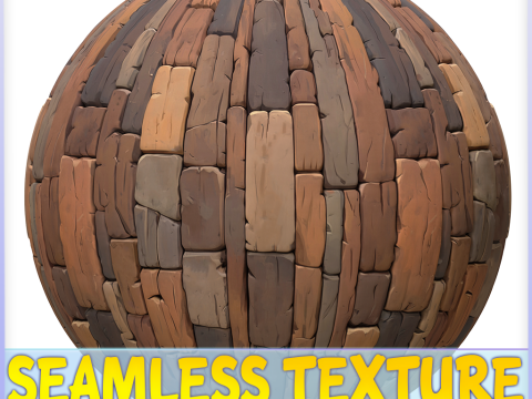 Stylized Wood Seamless Texture CG Текстури